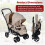 Gymax GYMAX Double Seat Stroller with Adjustable Push Ha 6