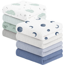 Susurration Muslin Cloths for Baby, 100% Cotton Ba