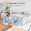 BEJOY Large Baby Playpen, 180*200cm Compact and St 3