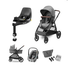Maxi-Cosi Zelia S Trio 3-in-1 Travel System, Famil