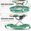 2-in-1 Foldable Baby Walker & Rocker - Multifuncti 8