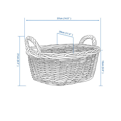 Wickerfield Wicker Basket Newborn Baby Gift Hamper 1