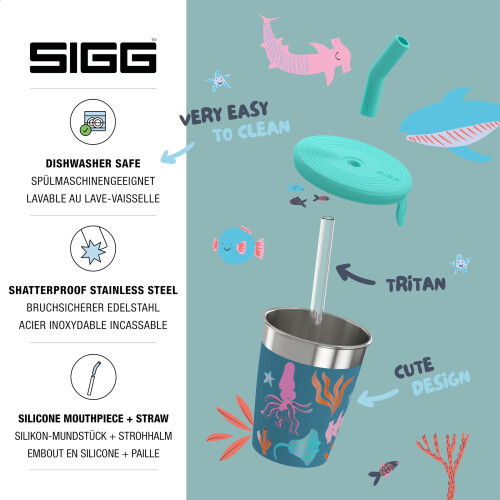 Sigg Sigg - Stainless Steel Children's Cup with Silicon 2