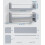 Mazjoaru Grey Floating Shelves Nursery Book Shelf 3