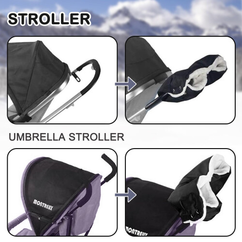 Lonimia Hand Warmer Pram,Pram Hand Muff,Pram Pushc 1