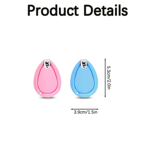 Baby Nail Clippers and File Set - 2PC Trimmer for 1