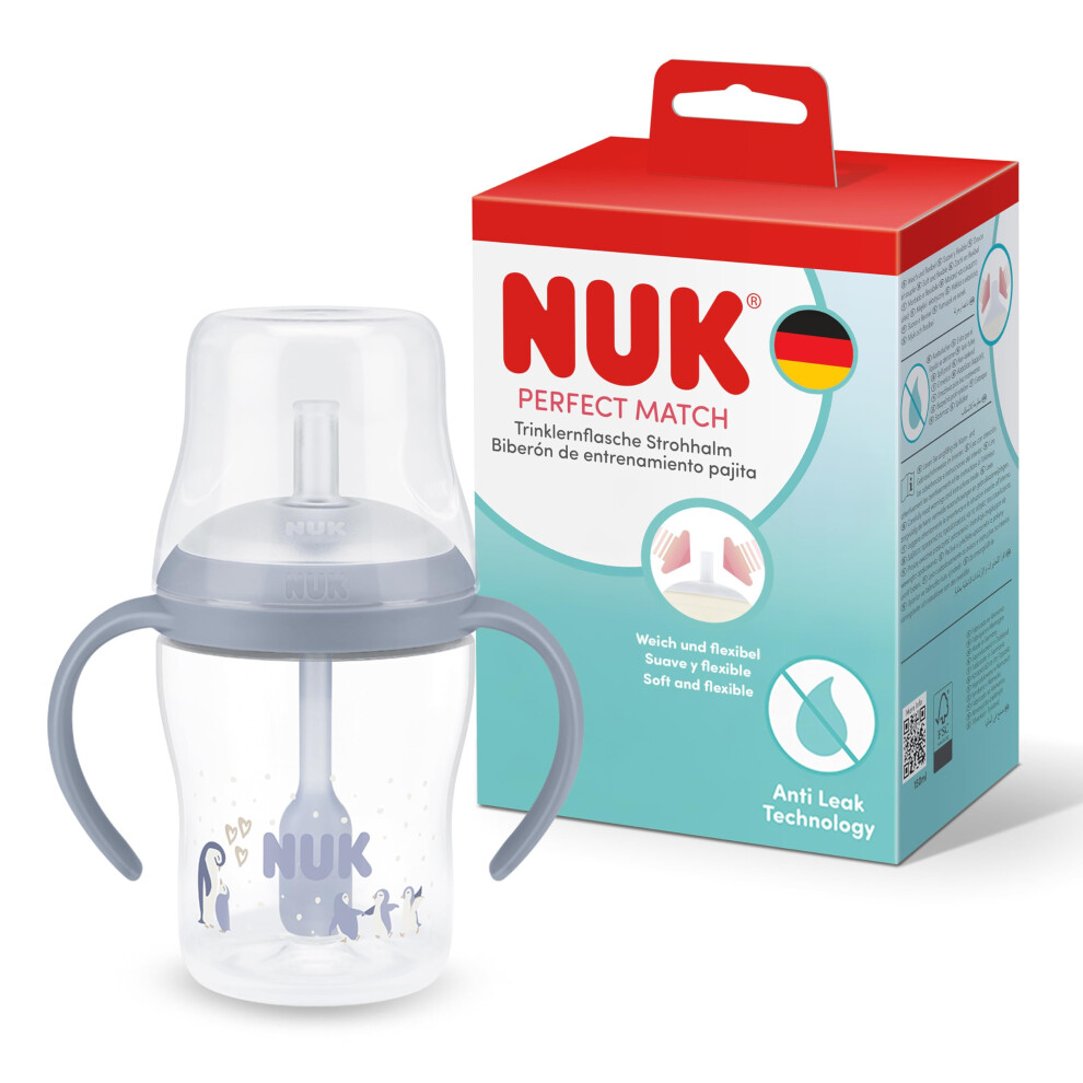 Perfect Match Learner Straw Bottle | 8+ Months | 1 Nuk