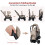 Gymax GYMAX Double Seat Stroller with Adjustable Push Ha 3