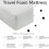 Pinkfairy Thick Cot Bed Mattress 160x80x7.5 cm - B 8