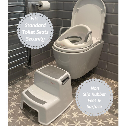 Babycurls Toddler Toilet Training Seat with Handle 1