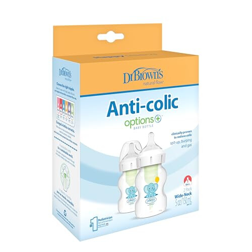 Dr Brown's Natural Flow Anti-Colic Options+ Wide 2