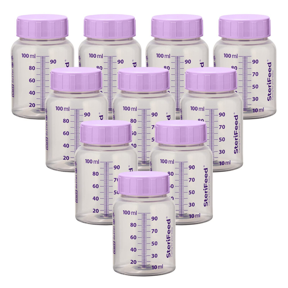 Sterifeed Baby Bottle, Disposable, Sterile, 100Ml,
