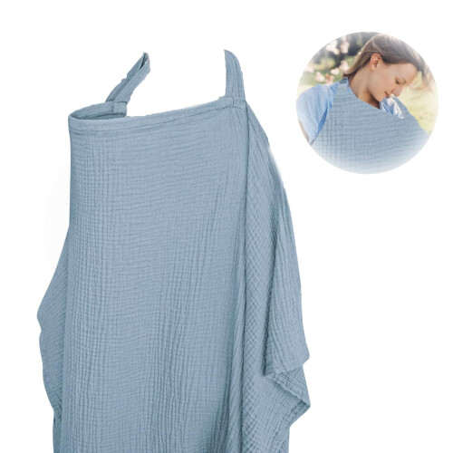 Soft Cotton Breastfeeding Cover - Multi-Use Nursin 1