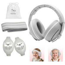 GUKOY Baby Ear Defender 2-in-1 for Babies and Todd