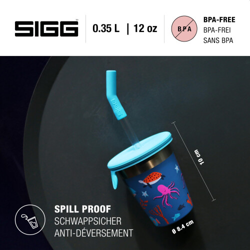 Sigg Sigg - Stainless Steel Children's Cup with Silicon 1