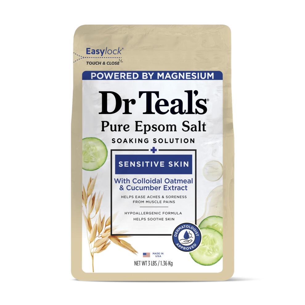Dr Teal's Sensitive Skin Epsom Salt 1.36Kg