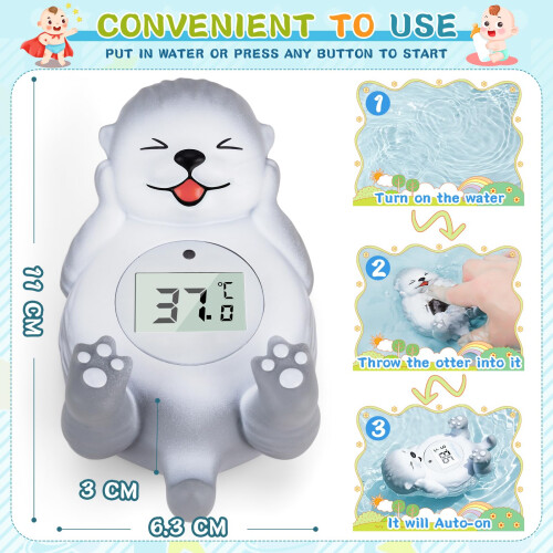 Baby Bath Thermometer Otter – Digital Floating Wat 2
