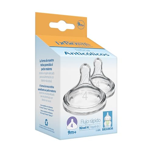 Dr. Brown's Options +, Wide Mouth Silicone Nipple 2