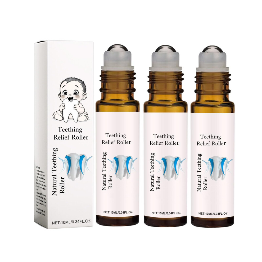 Teething Roller, Natural Pain Relief Roller, Baby Xinxinyu