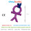 Sensory Direct Chewbuddy Stickman & Lanyard - Pack 4