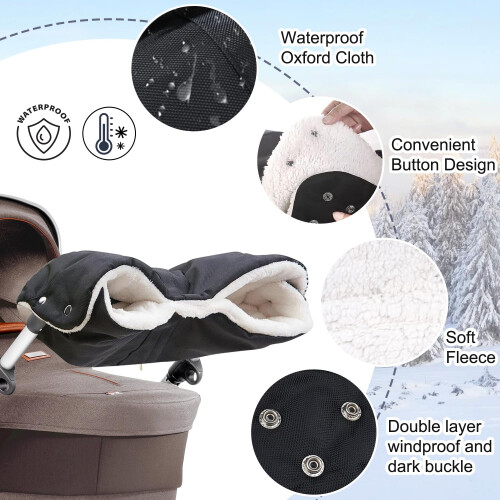 Lonimia Hand Warmer Pram,Pram Hand Muff,Pram Pushc 2