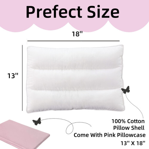 Aisawate Child Toddler First Pillow - Ergonomic Sl 2