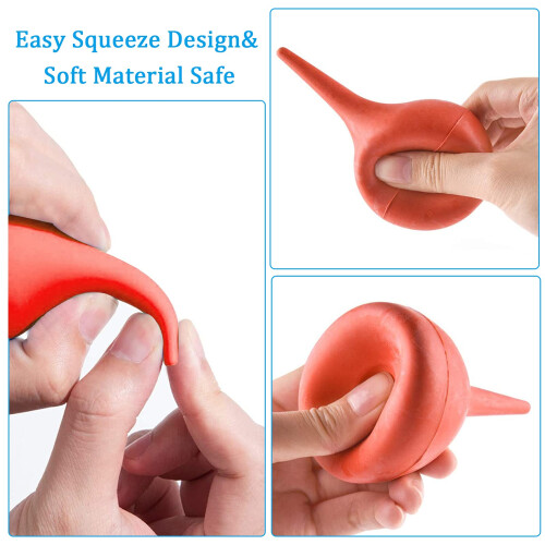 3Pcs Rubber Suction Ear Syringe Bulb 30ml 60ml 90m 2