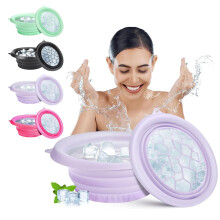 nnOuOnn Silicone Ice Face Bowl, Foldable Facebowl