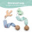 TYRY.HU Personalised Dummy Clips Boys Girls 2Pack 5