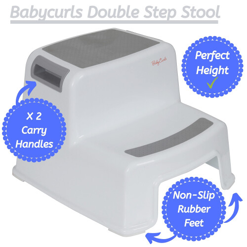 Babycurls 2 Step Stool for Toddlers Non Slip Sturd 1
