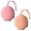 Aolso Dummy Holder Case Set, 2PCS Silicone Soother 1