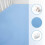 2X Jersey 100% Cotton Fitted Sheet for 90 x 50 cm 3