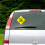 Cobee Baby on Board Car Signs, 2 Pcs 5"x5" Safety 6