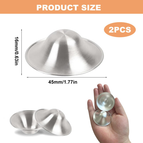 Silver Nipple Shields for Bteastfeeding 925 Sterli 2