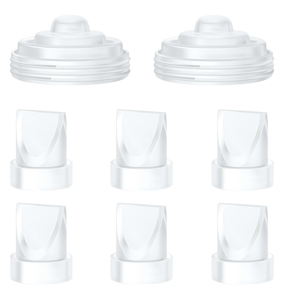 Gocroween 6Pcs Duckbill Valves And 2Pcs Diaphragm Compatible