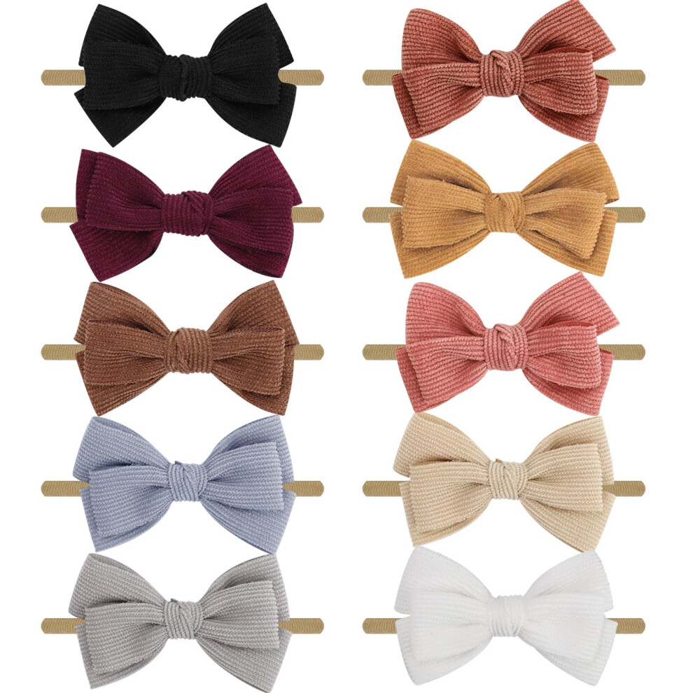 Dreshow Baby Girl Headbands And Hair Bows Nylon He