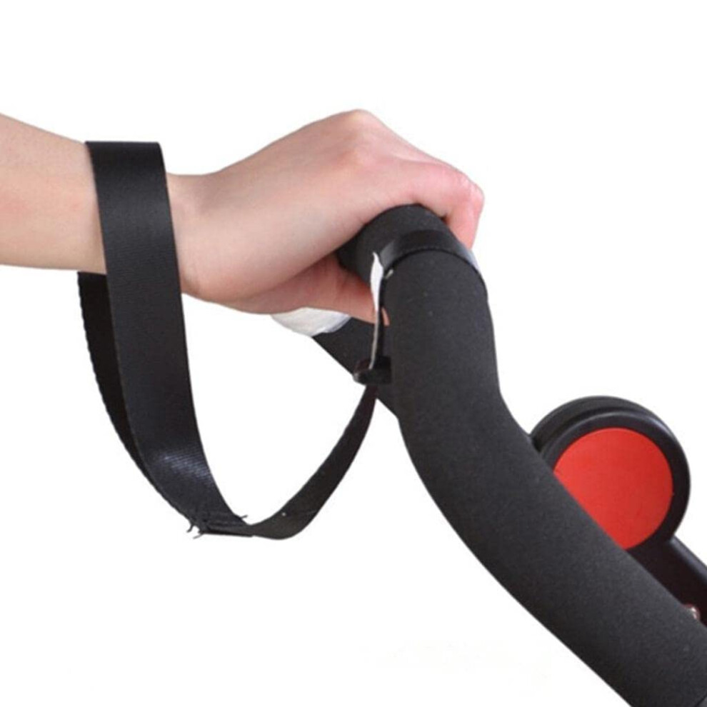 Baby Stroller Wrist Harnesses Buggy Stroller Pram Straps Pushchair Belt Hook For Anti-Skid Kids Safety - Black Zalati