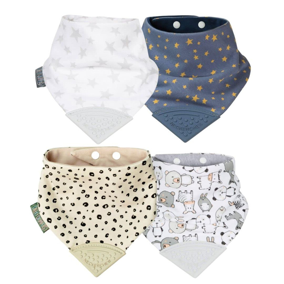 Teething Bibs | 2 Months+ Reversib Cheeky Chompers