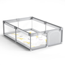 Baby Playpen 120 * 180cm with Mat, Large Play Yard