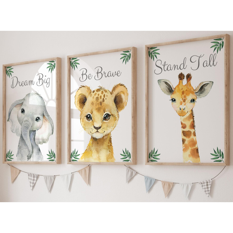 Eviepops Prints Women's Safari Animals Baby Girl Or Boy Nu