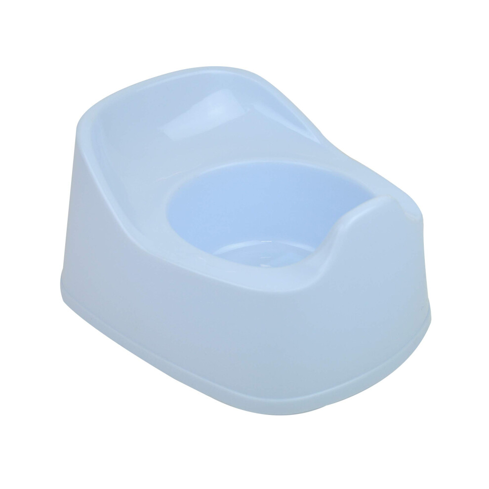 Re-Usable Plastic Potty For Baby & Toddler For Potty Training, Blue First Steps