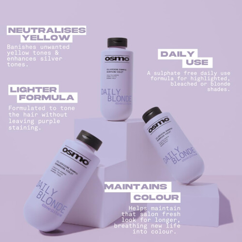 Osmo OSMO Daily Blonde Silverising Shampoo | Purple Sha 1