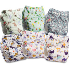 Littles and Bloomz Baby Reusable Pocket Nappy Clot