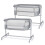 Kinderkraft Nestee UP 2 Co-Sleeping Cot, Baby Cot 1