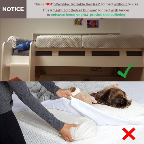 Wonder Space Toddlers' Bed Rail Bumpers Protecter 2