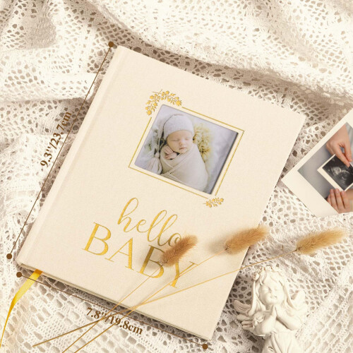 Lanpn Hello Baby Memory Book, Newborn First 5 Year 1