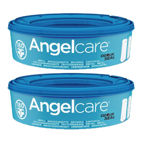 Angelcare Refill Cassettes 180 x 2 – Compatible wi