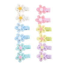 Cosyhav 12pcs Lovely Flowers Baby Hair Clips, Full