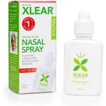 Xlear Natural Saline Nasal Spray with Xylitol, Nos