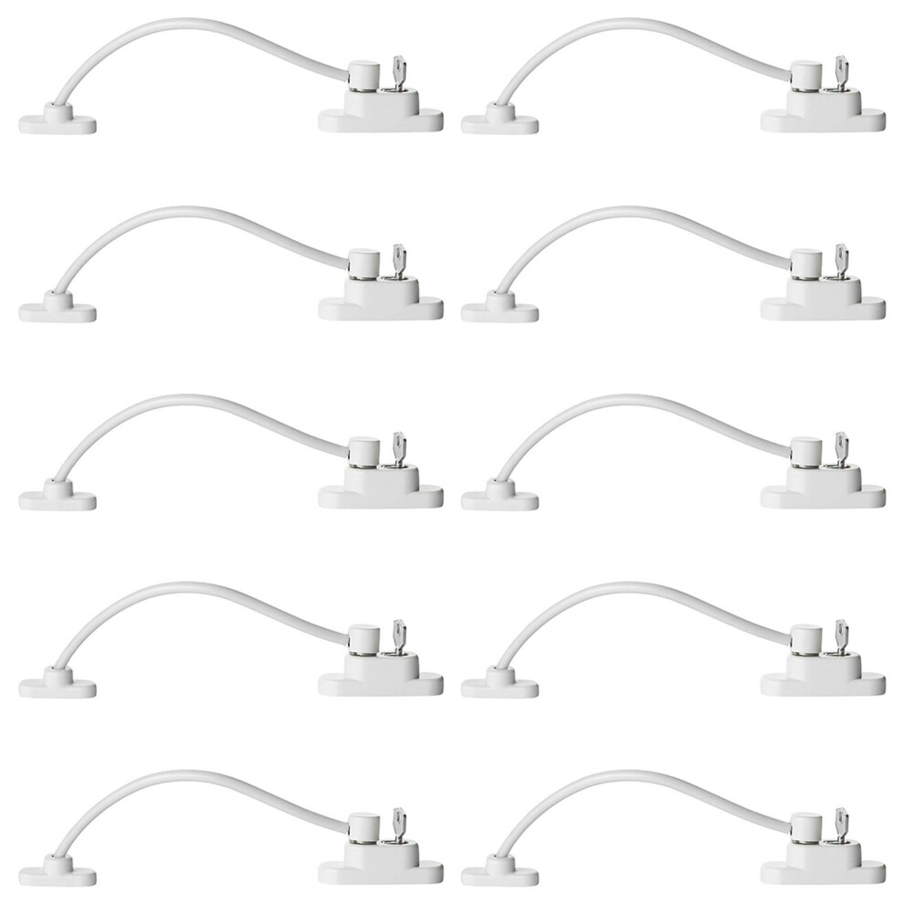 10Pcs Window Door Restrictor Security Lock, Child Nihuifdpy